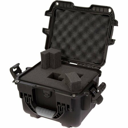 POSDATAS 908 Waterproof Hard Case with Foam, Black - 9.5 x 7.5 x 7.5 in. PO3079284